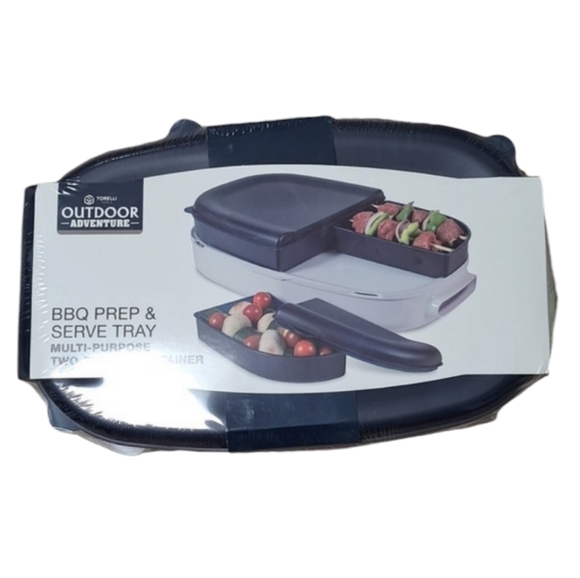 Tortellini Outdoor Adventure BBQ Prep & Serve Tray NEW - Picture 1 of 5